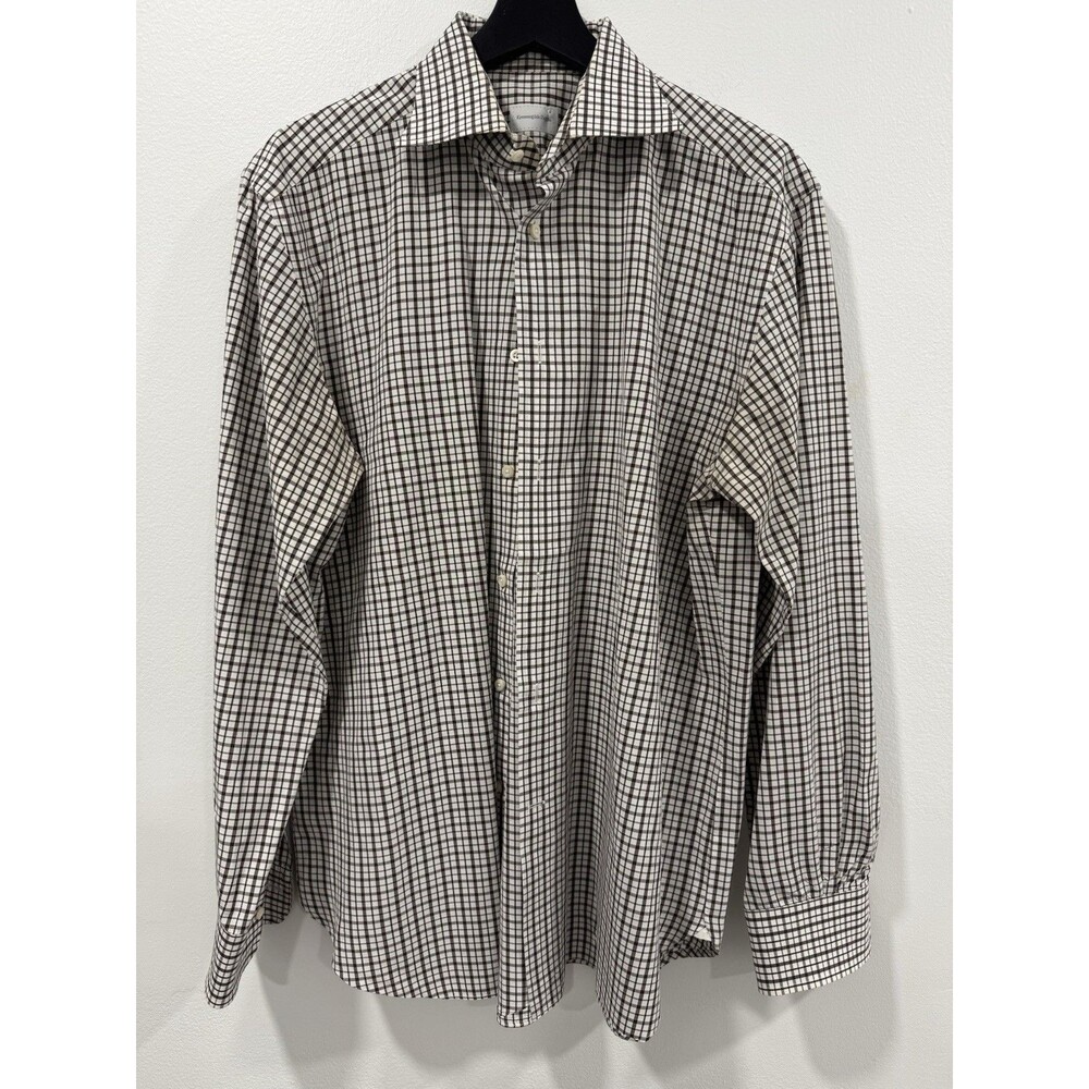 Ermenegildo Zegna Shirt Mens Large Stripe